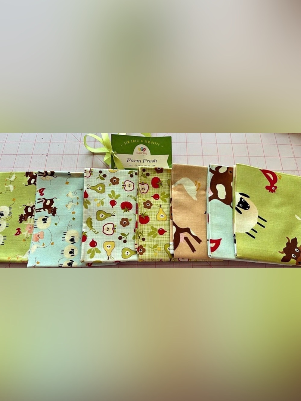 Farm Fresh by Riley Blake - Bundle of 7 Quilting Fat Quarters